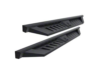 Fury Side Step Bars; Textured Black (07-19 Silverado 3500 HD Crew Cab)