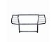 Grille Guard with 5.30-Inch Black Round Flood LED Lights; Black (20-23 Silverado 3500 HD)