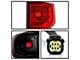 Halogen Tail Light; Chrome Housing; Red Clear Lens; Passenger Side (20-21 Silverado 3500 HD w/ Factory Halogen Tail Lights)