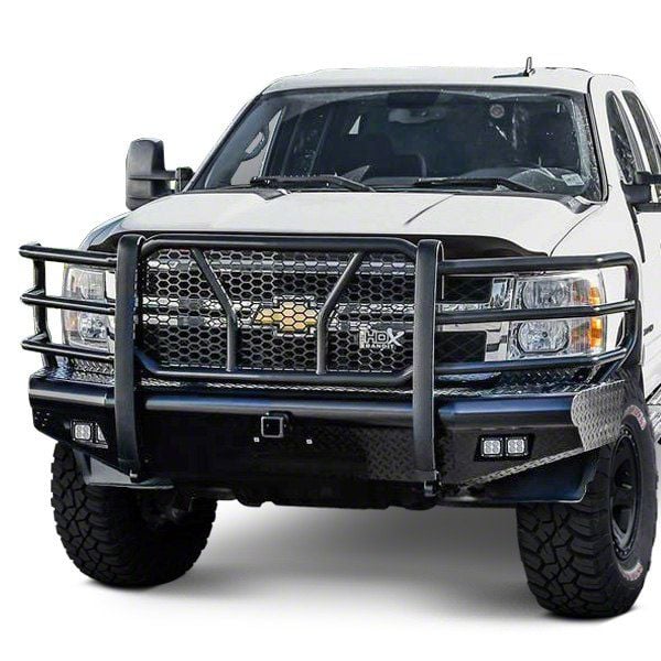 Westin Silverado 3500 HDX Bandit Front Bumper; Textured Black 58-31145 ...