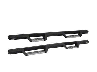 Westin HDX Stainless Drop Nerf Side Step Bars; Textured Black (20-24 Silverado 3500 HD Crew Cab)