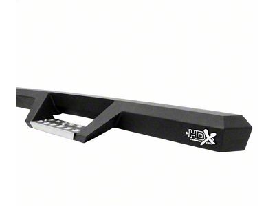 Westin HDX Stainless Wheel-to-Wheel Drop Nerf Side Step Bars; Textured Black (20-25 Silverado 3500 HD Double Cab w/ 8-Foot Long Box)