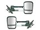 Heated Manual Towing Mirrors; Chrome (07-14 Silverado 3500 HD)