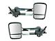 Heated Manual Towing Mirrors; Chrome (15-19 Silverado 3500 HD)