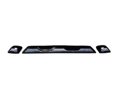 Heavy Duty White LED Cab Roof Lights; Clear Lens (20-24 Silverado 3500 HD)