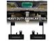 Hitch Bar Reverse 7-Inch LED Flood Lighting Heavy Duty Bolt-On Blacked Out Kit (20-24 Silverado 3500 HD)