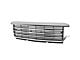 Horizontal Slat Upper Replacement Grille; Chrome (15-19 Silverado 3500 HD)