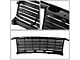 Horizontal Slat Upper Replacement Grille; Chrome (15-19 Silverado 3500 HD)