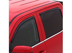 In-Channel Ventvisor Window Deflectors; Front and Rear; Dark Smoke (20-25 Silverado 3500 HD Crew Cab)