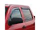 In-Channel Window Deflectors; Front and Rear; Matte Black (15-19 Silverado 3500 HD Double Cab)