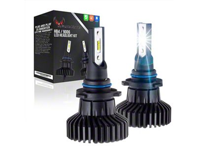 Infinity Beam LED Headlight Bulbs; Low Beam; HB4/9006 (01-06 Silverado 3500 HD)