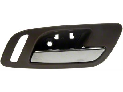 Interior Door Handle; Cashmere Brown and Chrome; Front Passenger Side (08-14 Silverado 3500 HD)