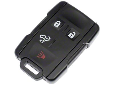 Keyless Entry Remote; 4-Button (20-25 Silverado 3500 HD w/ Power Gate Assist w/o Remote Start)