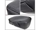 Leather Center Console Lid Cover; Black (07-14 Silverado 3500 HD)
