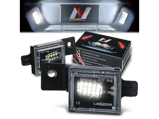 LED License Plate Lights (15-19 Silverado 3500 HD)