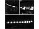 LED Reflector Headlights; Black Housing; Clear Lens (07-14 Silverado 3500 HD)