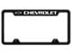 Chevrolet Laser Etched License Plate Frame (Universal; Some Adaptation May Be Required)