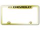 Chevrolet Laser Etched License Plate Frame (Universal; Some Adaptation May Be Required)