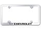 Chevrolet Laser Etched Wide Body License Plate Frame (Universal; Some Adaptation May Be Required)