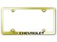 Chevrolet Laser Etched Wide Body License Plate Frame (Universal; Some Adaptation May Be Required)