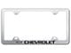 Chevrolet Laser Etched Wide Body License Plate Frame (Universal; Some Adaptation May Be Required)