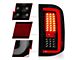 Light Bar Style LED Tail Lights; Black Housing; Smoked Lens (07-14 Silverado 3500 HD w/ Factory Halogen Tail Lights)
