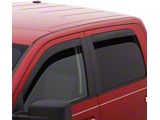 Low Profile Ventvisor Window Deflectors; Front and Rear; Dark Smoke (20-24 Silverado 3500 HD Crew Cab)