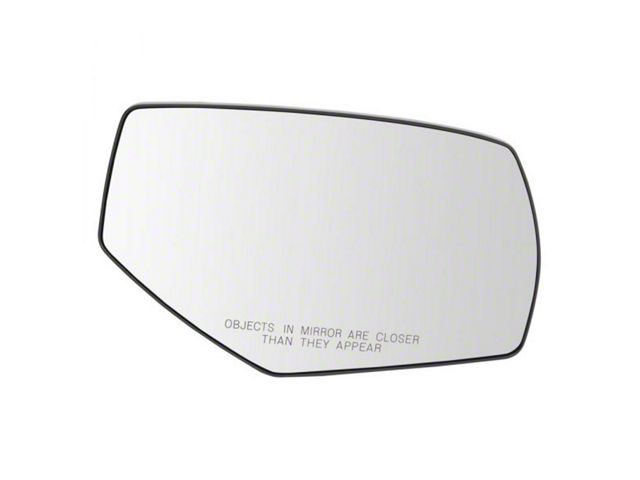 Manual Heated Spotter Glass Mirror Glass; Passenger Side (15-19 Silverado 3500 HD)