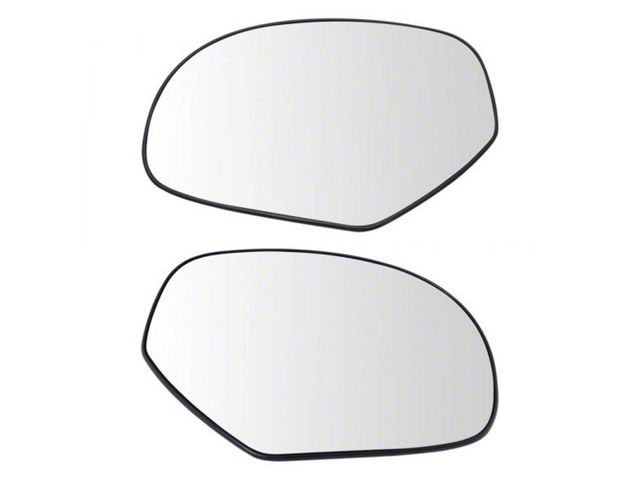 Manual Mirror Glass; Driver and Passenger Side (07-14 Silverado 3500 HD)