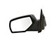 Manual Mirror; Textured Black; Driver Side (15-18 Silverado 3500 HD)