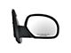 Manual Mirror; Textured Black; Passenger Side (07-13 Silverado 3500 HD)