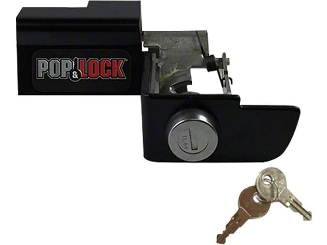 Manual Tailgate Lock; Black (08-15 Silverado 3500 HD)