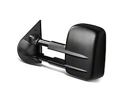 Manual Towing Mirror; Driver Side (07-14 Silverado 3500 HD)