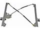 Manual Window Regulator; Front Driver Side (07-14 Silverado 3500 HD)