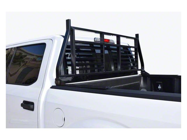 Medium Duty Headache Rack; Black (07-24 Silverado 3500 HD)