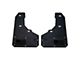 Merica Mud Flaps; Front; Black (15-19 Silverado 3500 HD SRW)