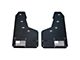 Merica Mud Flaps; Rear; White (15-19 Silverado 3500 HD SRW)