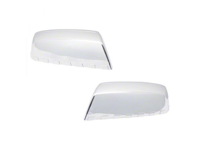 Mirror Caps; Chrome (15-18 Silverado 3500 HD)