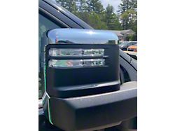 Mirror Covers; Chrome (20-24 Silverado 3500 HD)