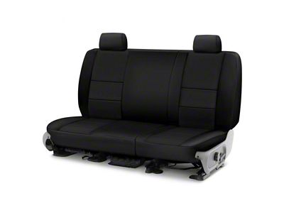 ModaCustom Wetsuit Rear Seat Cover; Black (20-24 Silverado 3500 HD Crew Cab)