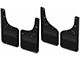 No-Drill Mud Flaps; Front and Rear (20-24 Silverado 3500 HD SRW)