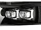 AlphaRex NOVA-Series LED Projector Headlights; Jet Black Housing; Clear Lens (07-14 Silverado 3500 HD)