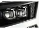 AlphaRex NOVA-Series LED Projector Headlights; Jet Black Housing; Clear Lens (07-14 Silverado 3500 HD)