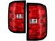 OE Style Tail Lights; Chrome Housing; Red/Clear Lens (16-19 Silverado 3500 HD DRW w/ Factory Halogen Tail Lights)