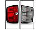 OEM Style Tail Light; Black Housing; Red/Clear Lens; Driver Side (15-19 Silverado 3500 HD w/ Factory Halogen Tail Lights)