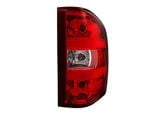 OEM Style Tail Light; Chrome Housing; Red/Clear Lens; Passenger Side (07-14 Silverado 3500 HD)