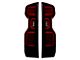 OLED Tail Lights; Black Housing; Red Smoked Lens (20-23 Silverado 3500 HD w/ Factory Halogen Tail Lights)