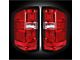 OLED Tail Lights; Chrome Housing; Red Lens (15-19 Silverado 3500 HD w/ Factory LED Tail Lights)