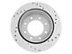 Performance Drilled and Slotted 8-Lug Rotors; Rear Pair (07-10 Silverado 3500 HD SRW)