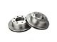 Plain Vented 8-Lug Rotors; Rear Pair (07-10 Silverado 3500 HD)